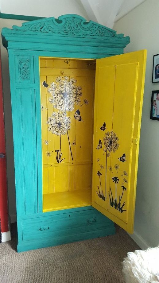 518x922 No Skeletons In This Cupboard! Painted Furniture, Inspiration - Painting Wardrobes
