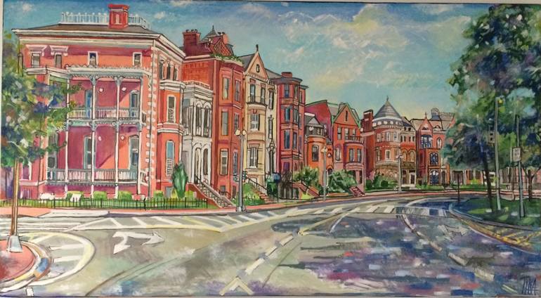 770x424 Saatchi Art Logan Cir Washington Dc Painting By Joanna Tyka - Painting Washington Dc