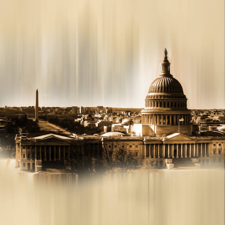 770x770 Saatchi Art Washington Dc Painting By Gull G - Painting Washington Dc