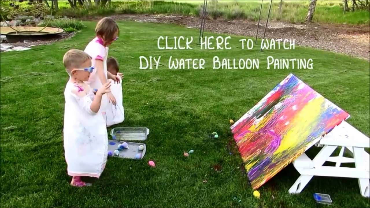 1280x720 How To Do Water Balloon Painting - Painting Water Balloons
