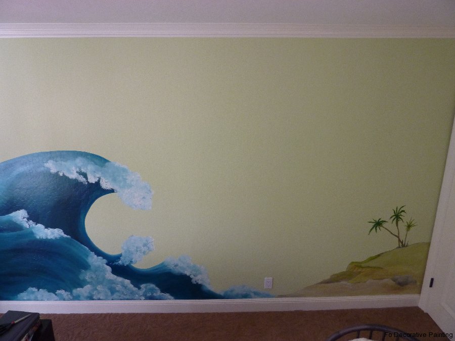 900x675 Examples Of Fo Paint Projects - Painting Waves On Wall