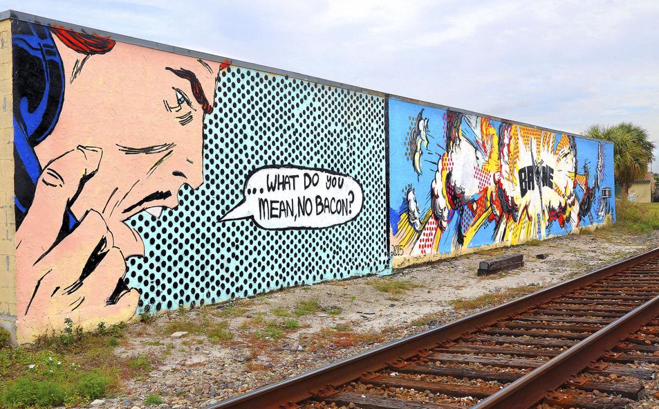 953x591 Photos Wall Mural Art Of West Palm Beach, Lake Worth, Boynton Beach - Painting West Palm Beach