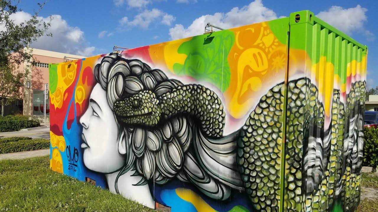 1280x720 Street Art In West Palm Beach Florida - Painting West Palm Beach