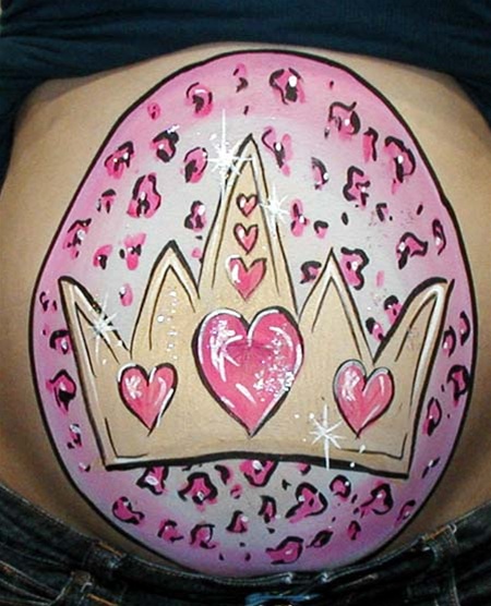 450x556 Pregnancy Belly Painting Kit Super Saver Pack - Painting When Pregnant