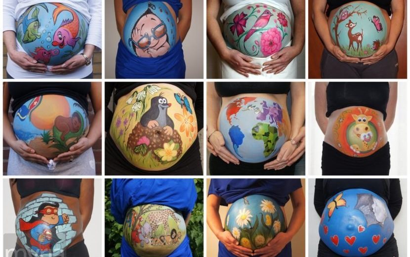 830x520 Pregnant Belly Painting A Creative Way To Celebrate Pregnancy - Painting When Pregnant