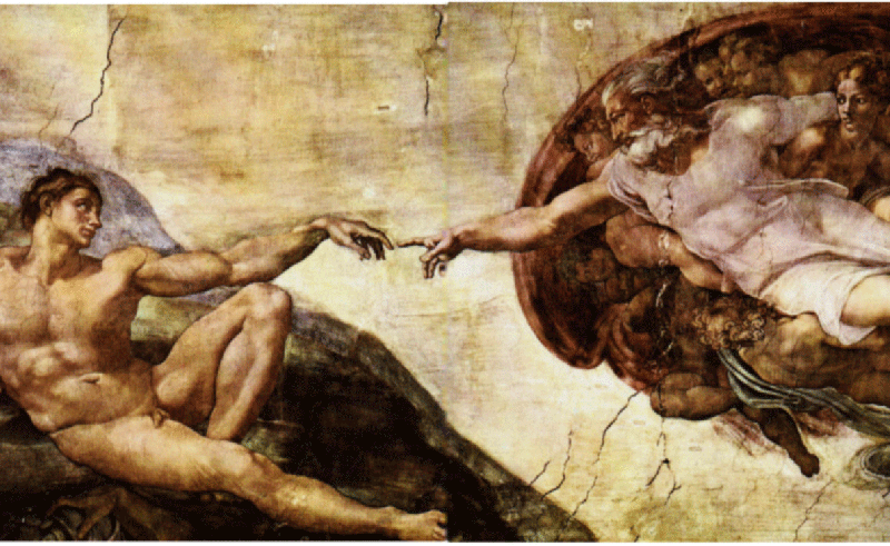 800x491 Italian Painting Fingers Touching - Painting Where Fingers Touch