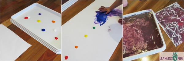 600x200 Messy Fun With Finger Painting Learning 4 Kids - Painting Where Fingers Touch