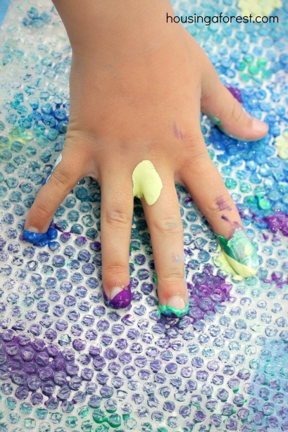 409x614 Touch Painting Housing A Forest - Painting Where Fingers Touch