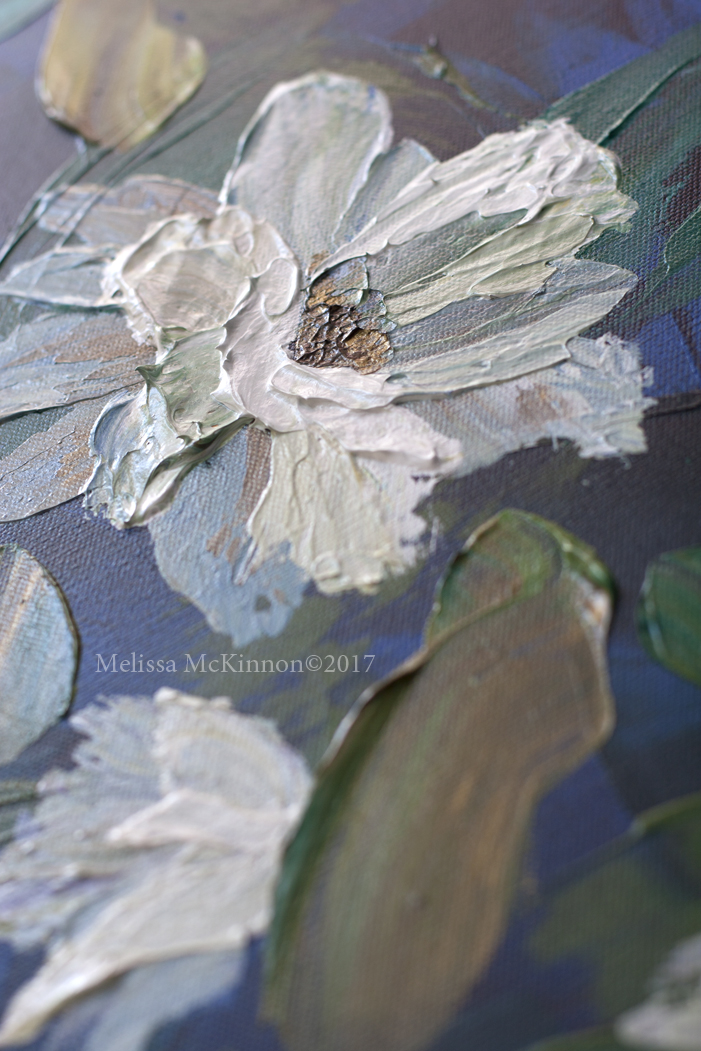 701x1051 Beautiful White Flower Painting And Floral Art By Contemporary - Painting White Flowers