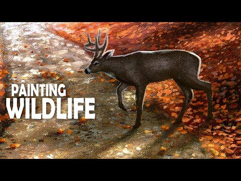480x360 How To Paint Realistic Wildlife Acrylic Painting - Painting Wildlife In Acrylic