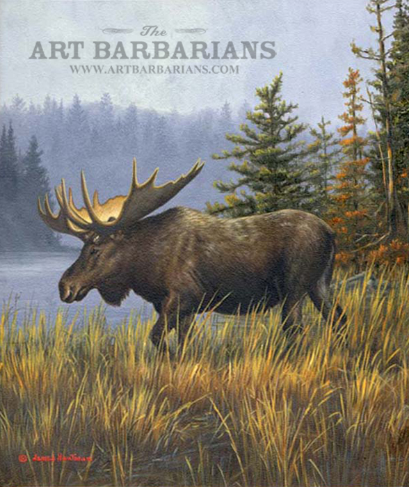 588x700 Wildlife Art Prints Plus Original Paintings With A Wide Selection - Painting Wildlife In Acrylic