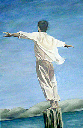 277x425 Painting - Painting Wind