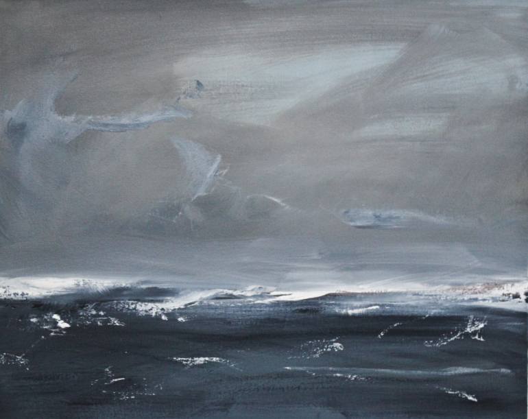 770x611 Saatchi Art Signs Of Wind Painting By Karen A Iglehart - Painting Wind