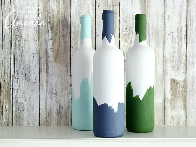 680x510 Painted Wine Bottles An Easy Upcycled Wine Bottle Craft - Painting Wine Bottles