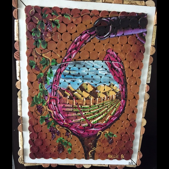 Painting Wine Corks At PaintingValley Com Explore Collection Of   Painting Wine Corks 17 