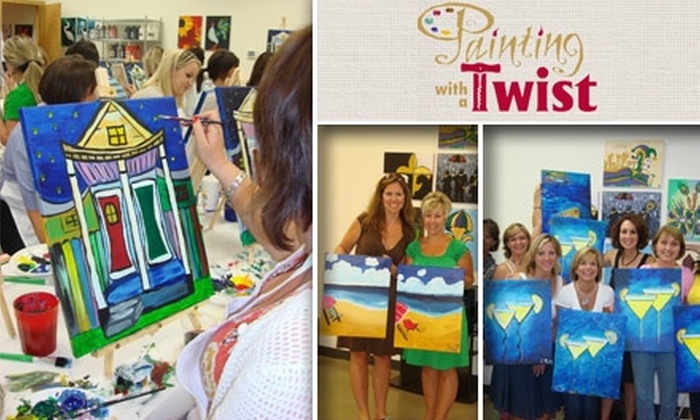 700x420 Painting With A Twist In Sugar Land, Texas Groupon - Painting With A Twist