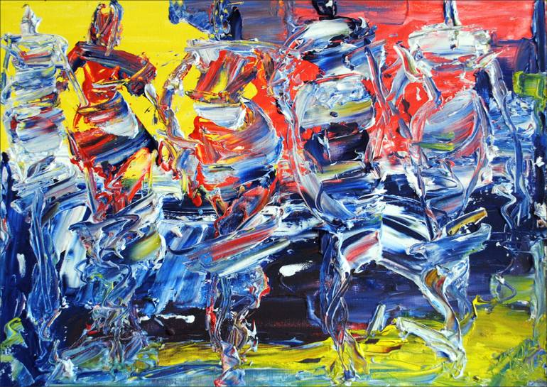 770x545 Saatchi Art Afro Women Painting By Bob Usoroh - Painting With Afro