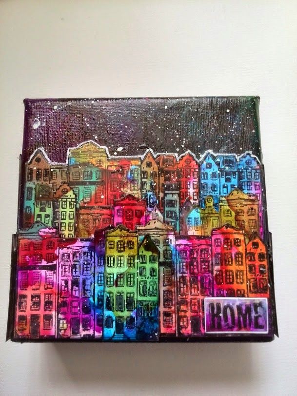 609x812 Creaboetiek Creations Alcohol Ink Play. Colorful Canvas - Painting With Alcohol Inks On Canvas