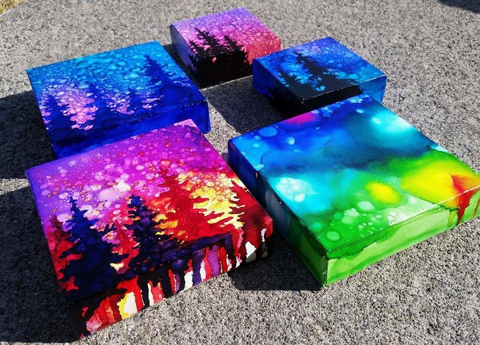 960x691 Image Result For How To Paint With Alcohol Inks On Canvas - Painting With Alcohol Inks On Canvas