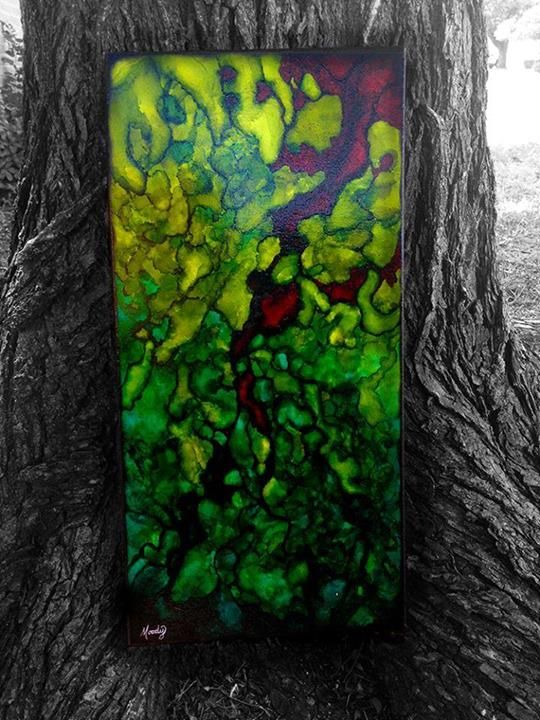 540x720 Substrates For Alcohol Ink Painting All Things - Painting With Alcohol Inks On Canvas