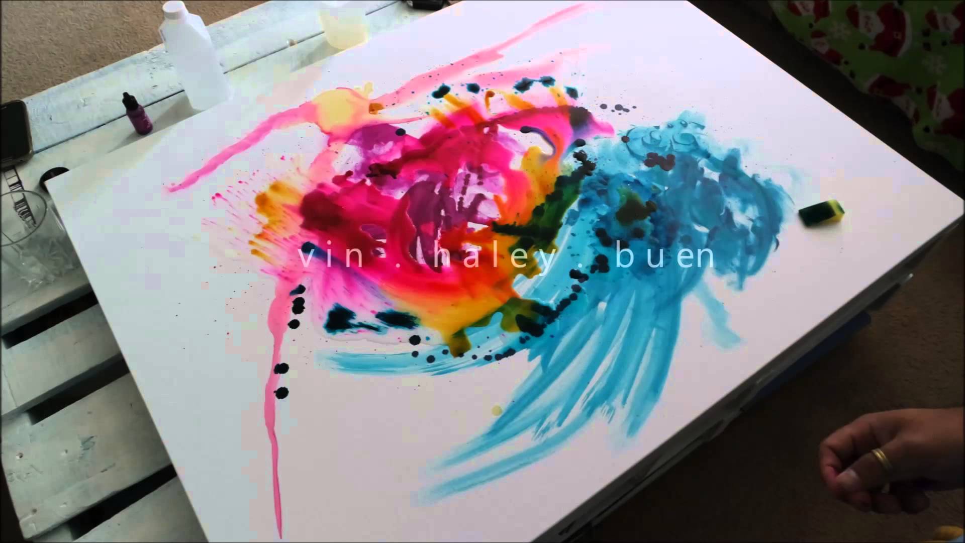 1920x1080 Alcohol Ink On Canvas - Painting With Alcohol Inks On Canvas