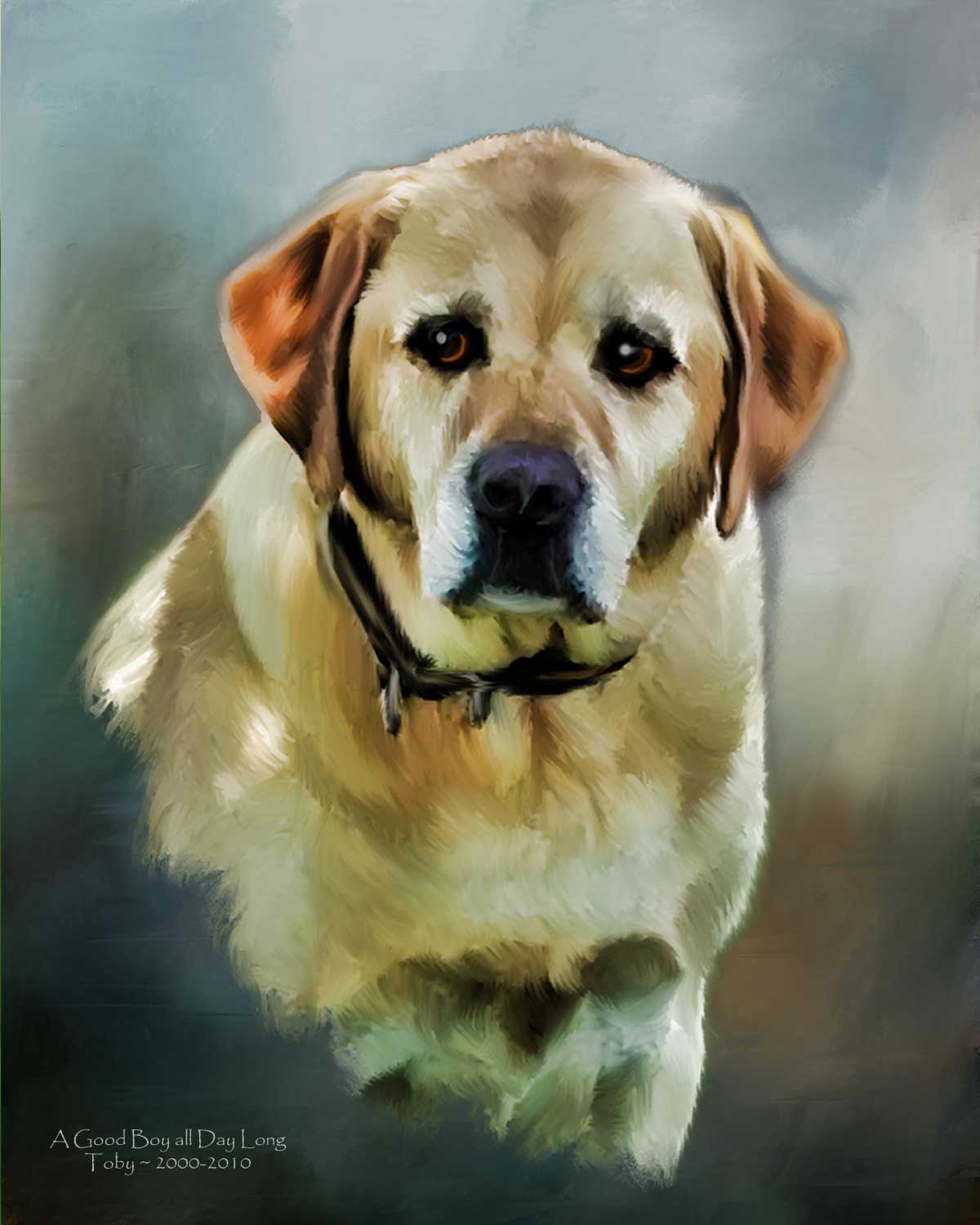 1200x1500 Pet Memorial - Painting With Cremation Ashes