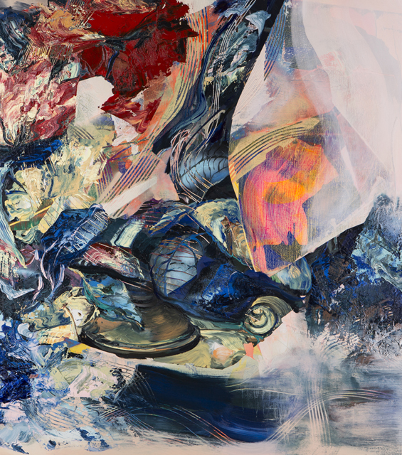 565x640 Kim Benson Madison, Wisconsin 365 Artists 365 Days - Painting With Enamel On Canvas