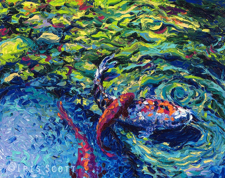 750x594 Finger Painting Artist Uses Childhood Technique In Vibrant Works - Painting With Fingers Touching