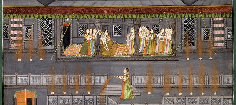 780x350 In Paintings India Has Been Celebrating Diwali And Other - Painting With Firecrackers
