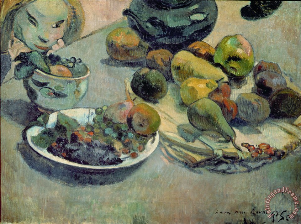 960x715 Paul Gauguin Still Life With Fruit Painting - Painting With Fruit