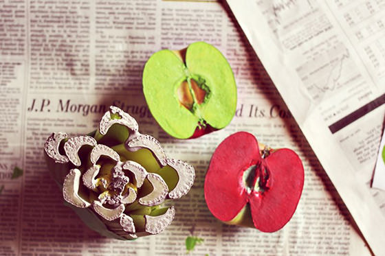 560x373 Fruit Painting Crafts For Kids Plaid Online - Painting With Fruit