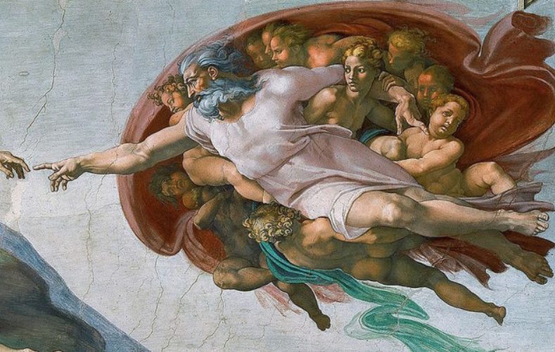 789x501 Fact About Michelangelo's The Creator Of Adam Painting Steemit - Painting With God And Adam