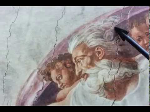 480x360 Michelangelo - Painting With God And Adam