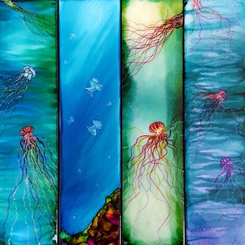 350x350 Alcohol Ink By Jacquard Pinata - Painting With Ink And Alcohol