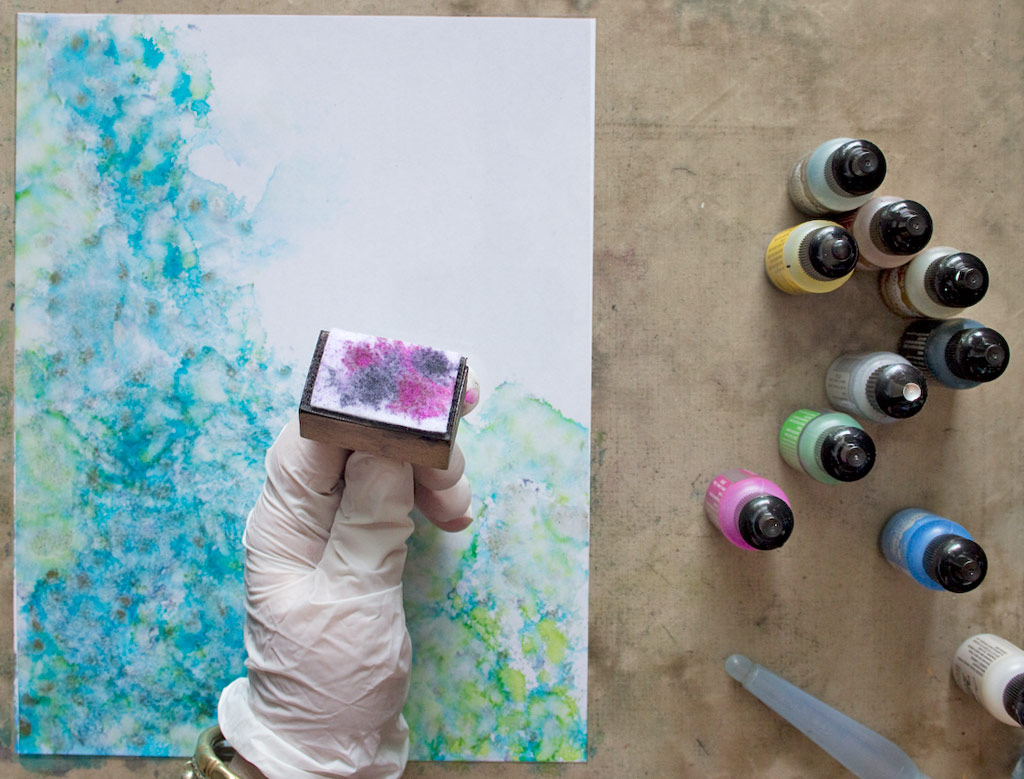 1024x779 Fun With Alcohol Inks! Simple Techniques, Vivid Results - Painting With Ink And Alcohol