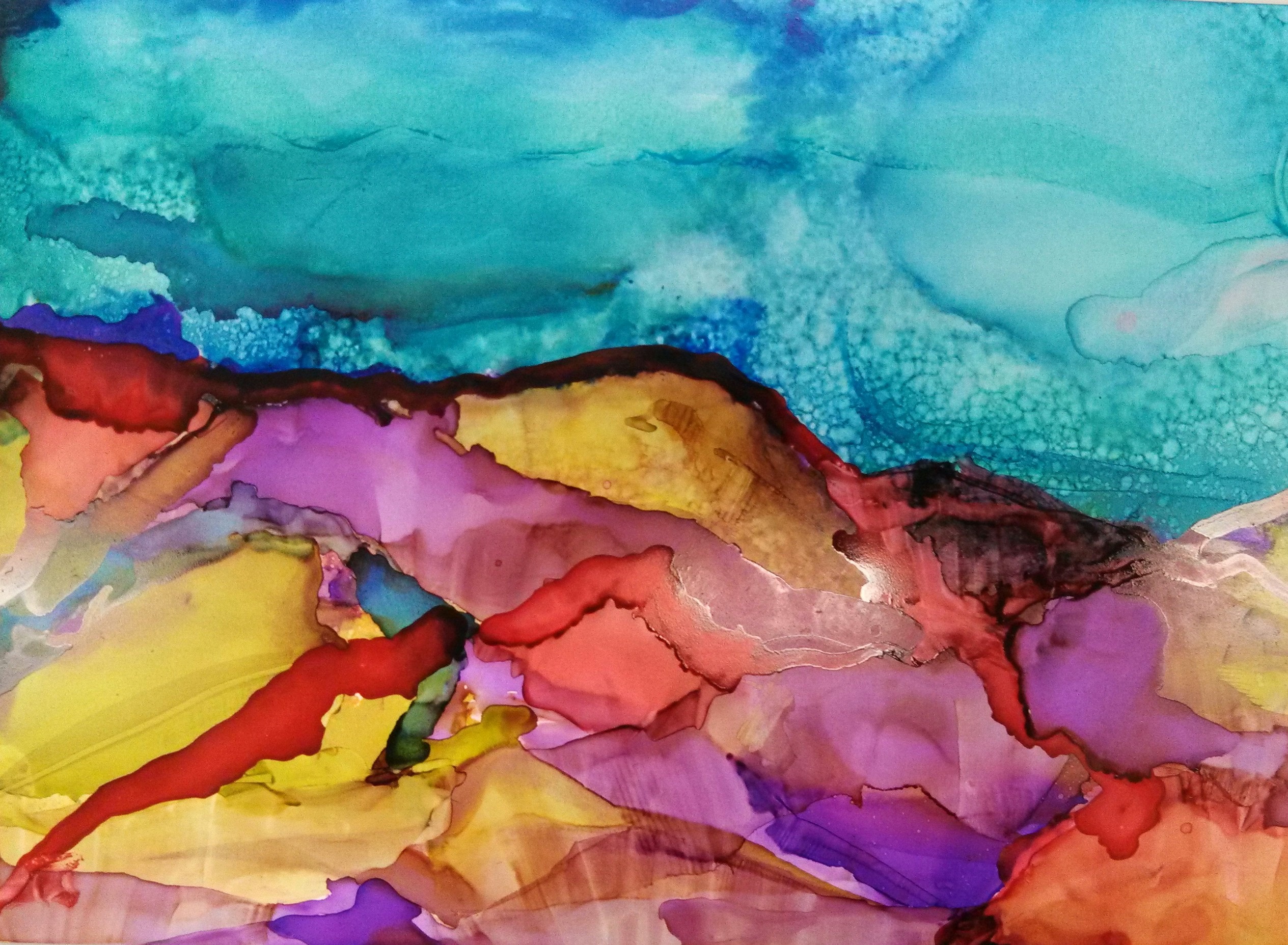 2529x1855 Intro To Alcohol Ink 21816 Ormond Memorial Art Museum - Painting With Ink And Alcohol