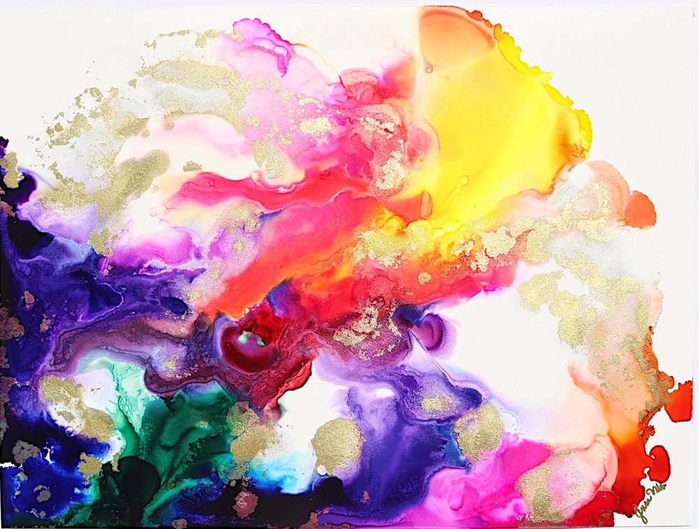 1000x757 Jenna Webb Art Alcohol Ink - Painting With Ink And Alcohol