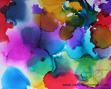 360x288 Alcohol Ink Painting Day 5 Craft Create Connect - Painting With Ink And Alcohol