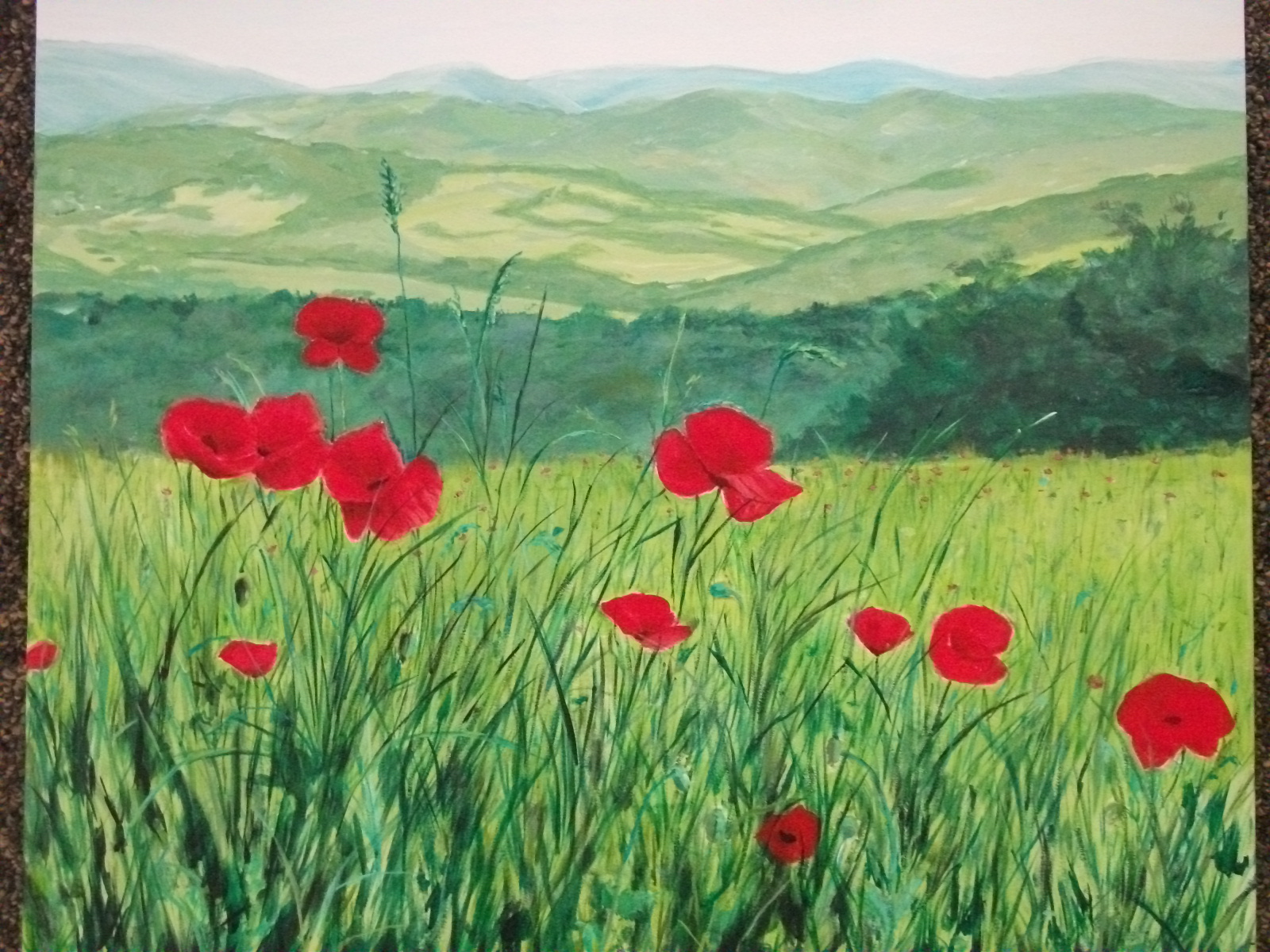 1600x1200 Italian Poppies Painting By Jane Scheffler Osoyoos Amp District - Painting With Jane Poppies