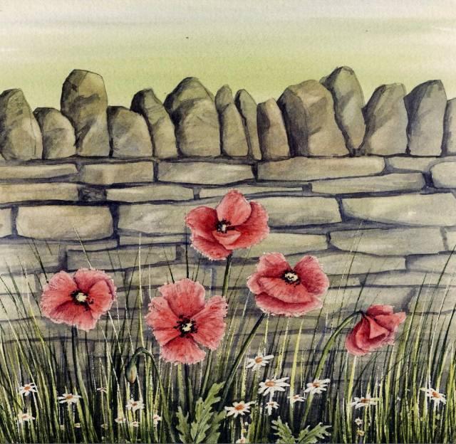 640x624 Paint A Poppy Challenge - Painting With Jane Poppies