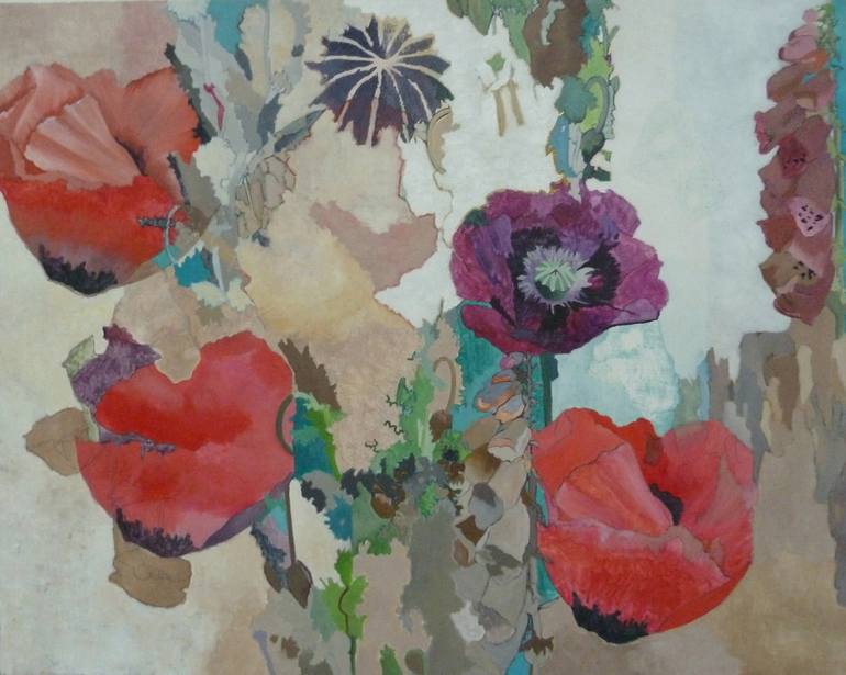 770x615 Saatchi Art Poppy Painting By Jane Higginbottom - Painting With Jane Poppies