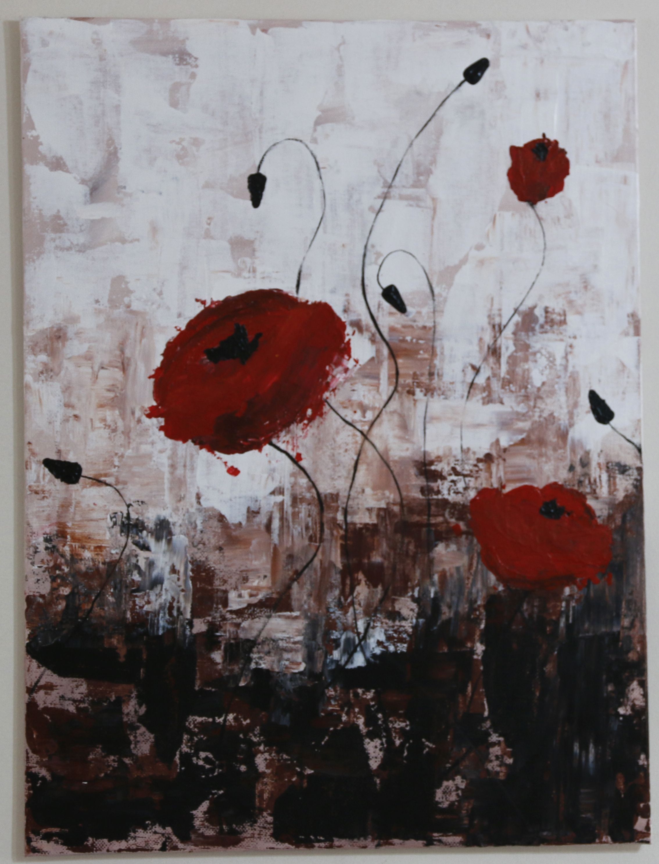 2268x2970 Impressionist Poppies From The Lesson - Painting With Jane Poppies