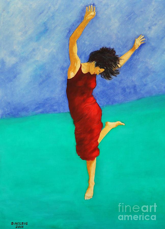 648x900 Jump Of Joy Painting By Dagmar Helbig - Painting With Joy