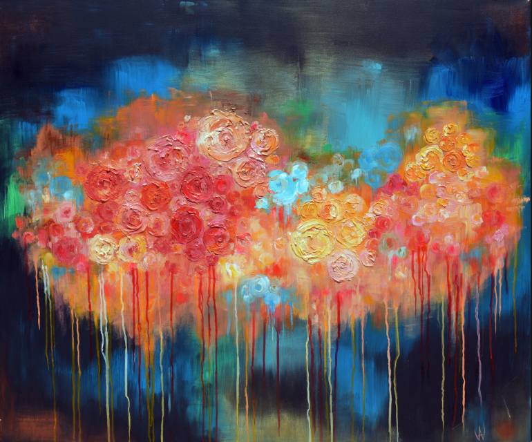770x640 Saatchi Art Joy Of Life - Painting With Joy