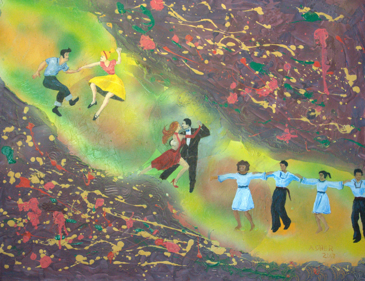 1200x923 The Joy Of Dancing (Asher) - Painting With Joy