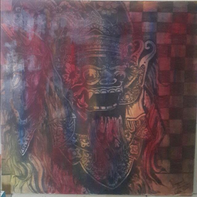 640x640 Oil Painting Leak Made Bali, Design Amp Craft, Artwork On Carousell - Painting With Leak
