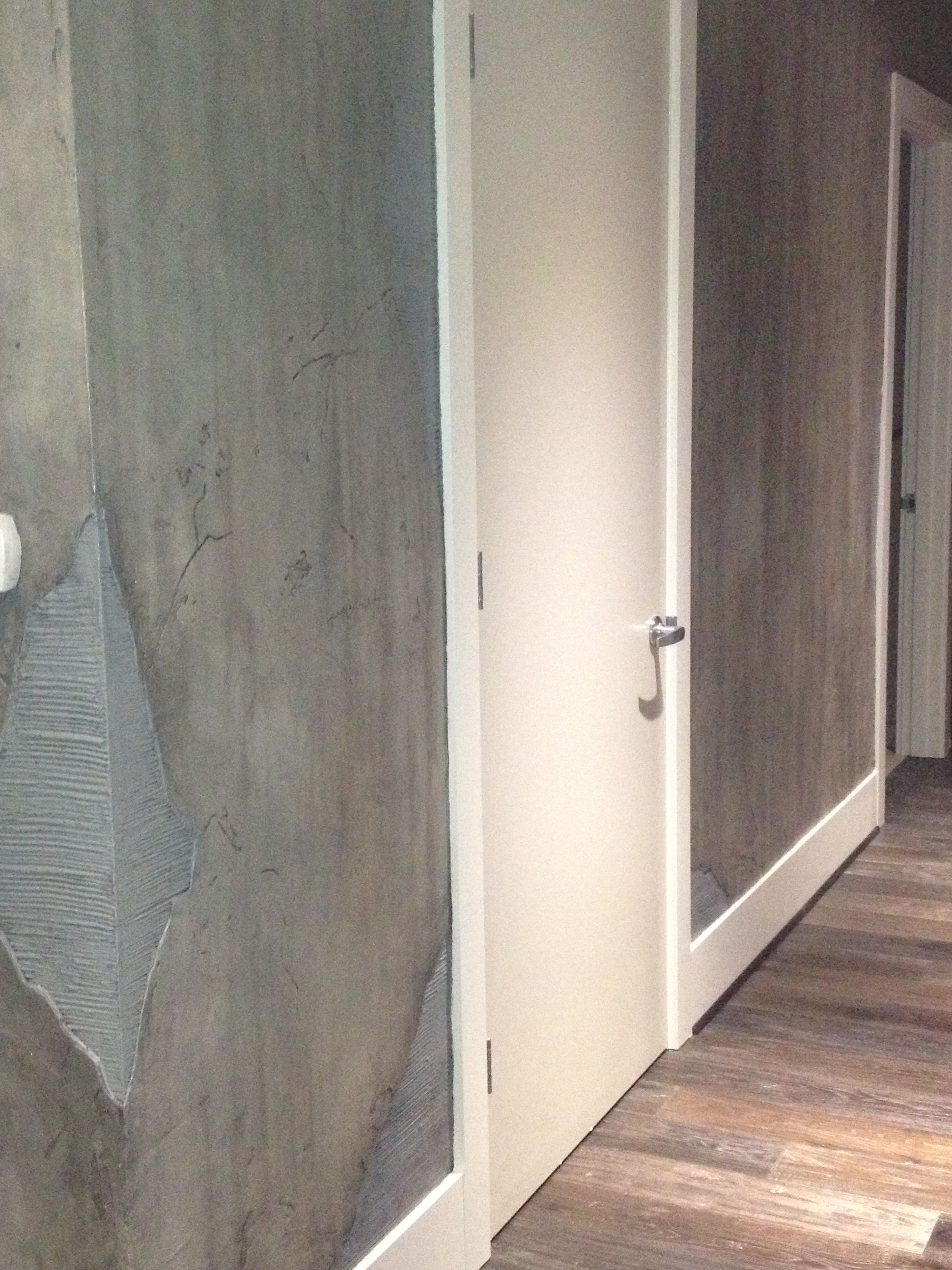 2448x3264 Faux Painting With Plaster The Look Of Concrete. Creative - Painting With Plaster