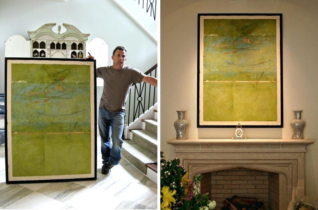 1024x677 Painting On Plaster The Harvest Moon By Painting Plaster Walls - Painting With Plaster