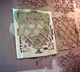 280x250 Tin Ceiling Tile Look For Almost Free With Plaster And Paint - Painting With Plaster