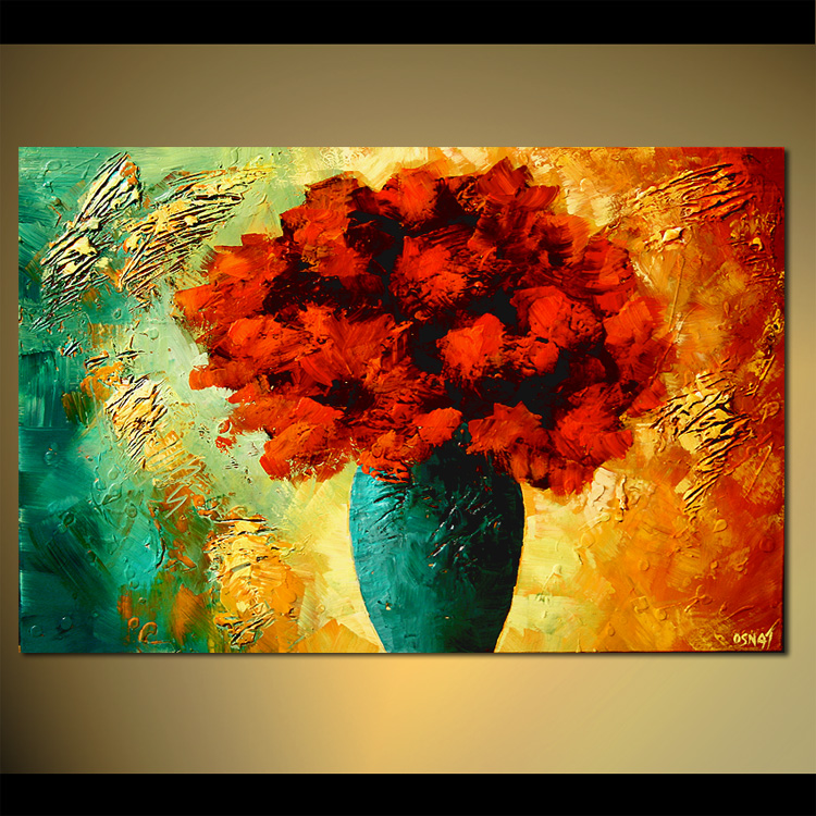 750x750 Painting - Painting With Red